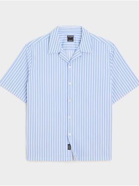 Todd Snyder cropped boxy Short-Sleeve Shirt